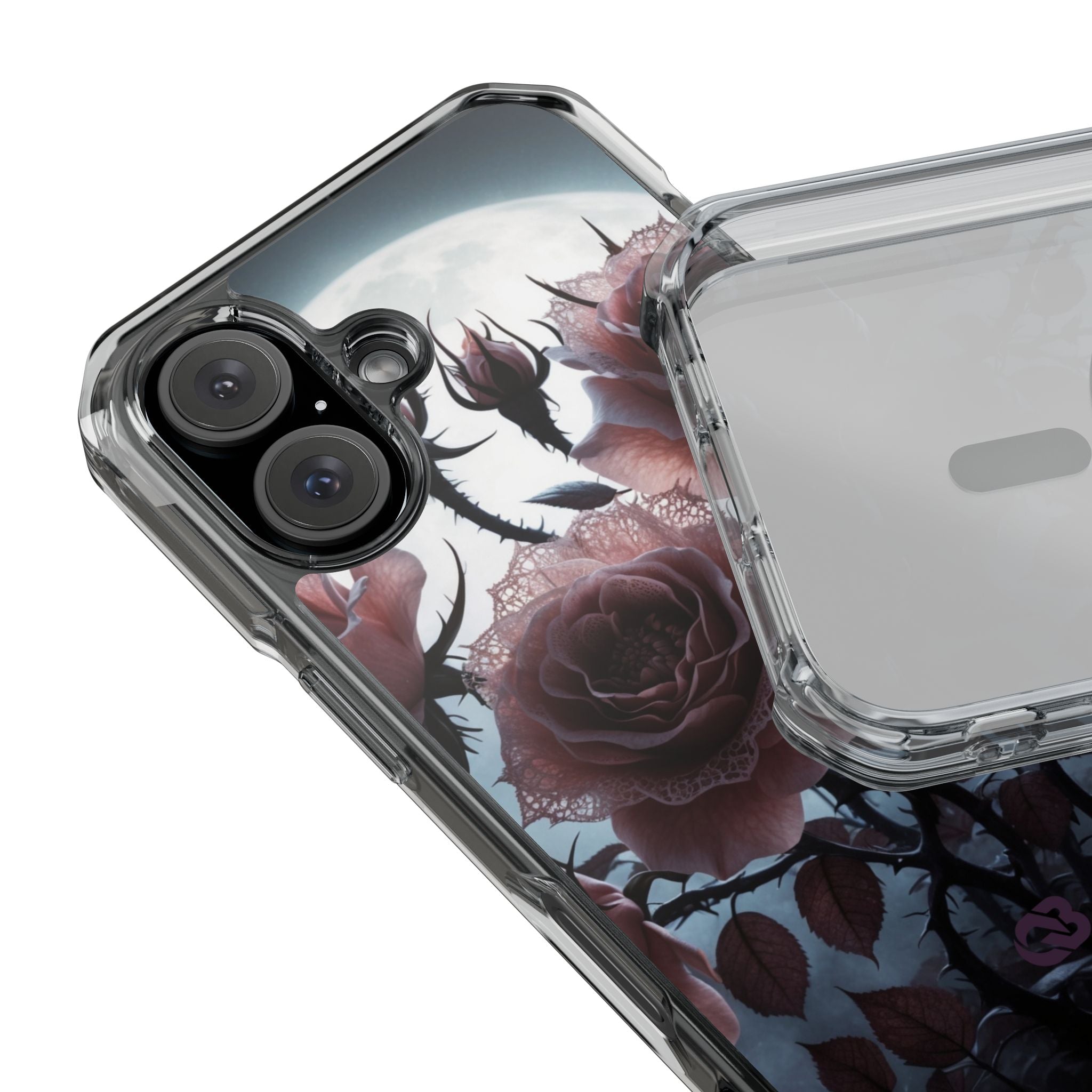 Lunar Lace Petals · Impact Coque de téléphone pour iPhone · Magsafe