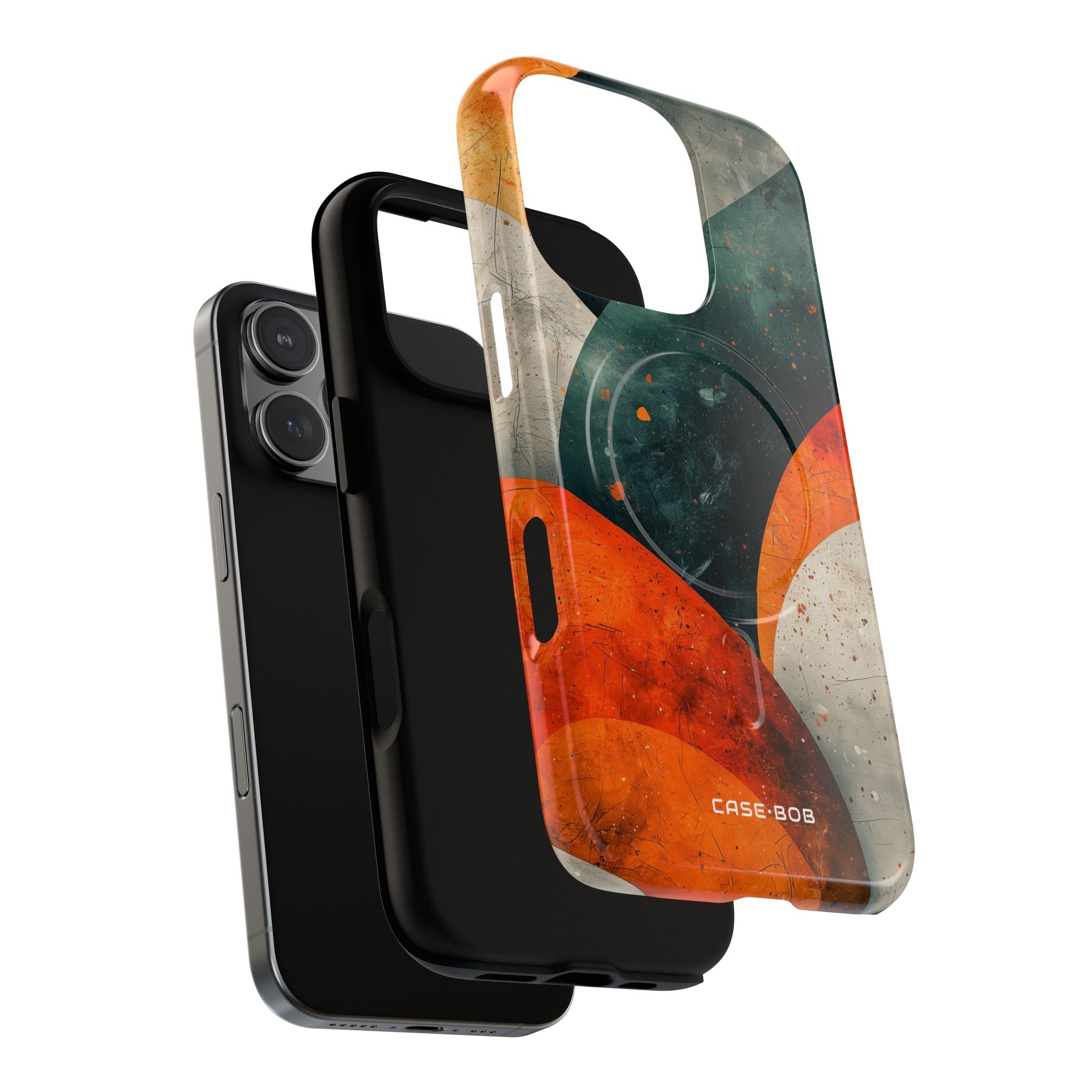 Crimson Wave iPhone 16 Pro Case - Tough+