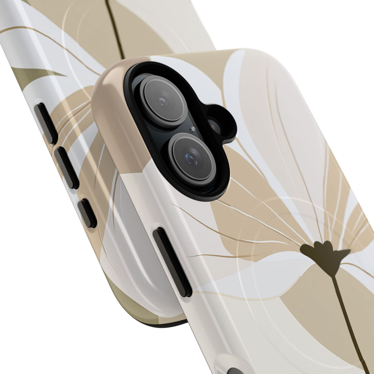 Soft Petal Bloom · Tough 2.0 Magnetic Phone Case for iPhone · Beige