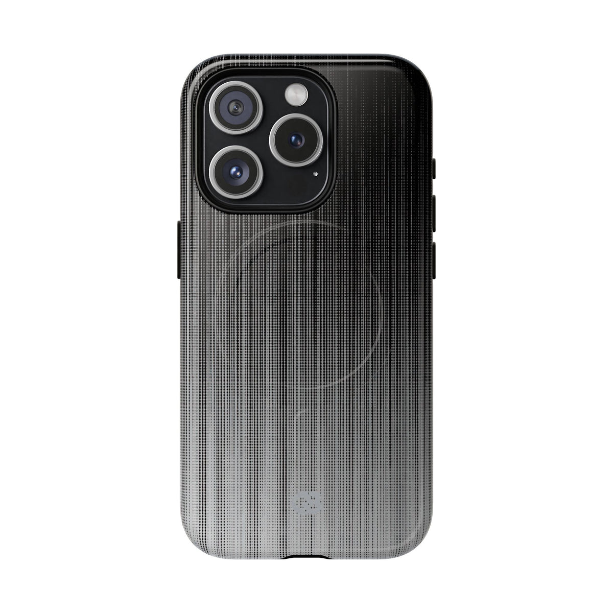 Grey Tough 2.0 Magsafe Phone Case for iPhone - Static Vertical Dither
