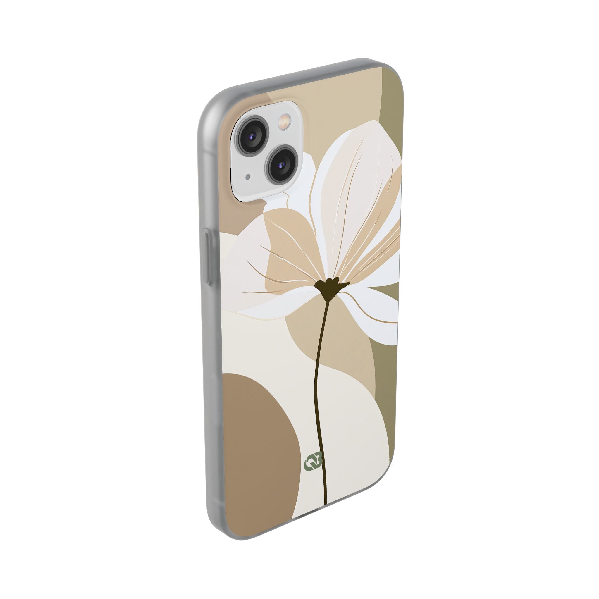 Beige Lite Phone Case for iPhone - Sage Linen Magnolia