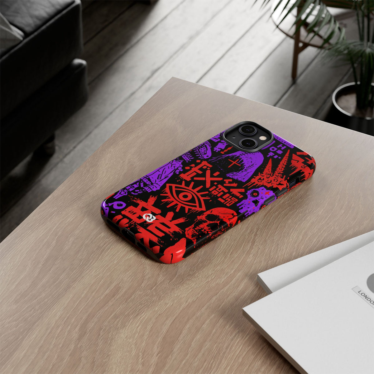 Underground Cyber Glyphs · Tough Phone Case for iPhone · Black