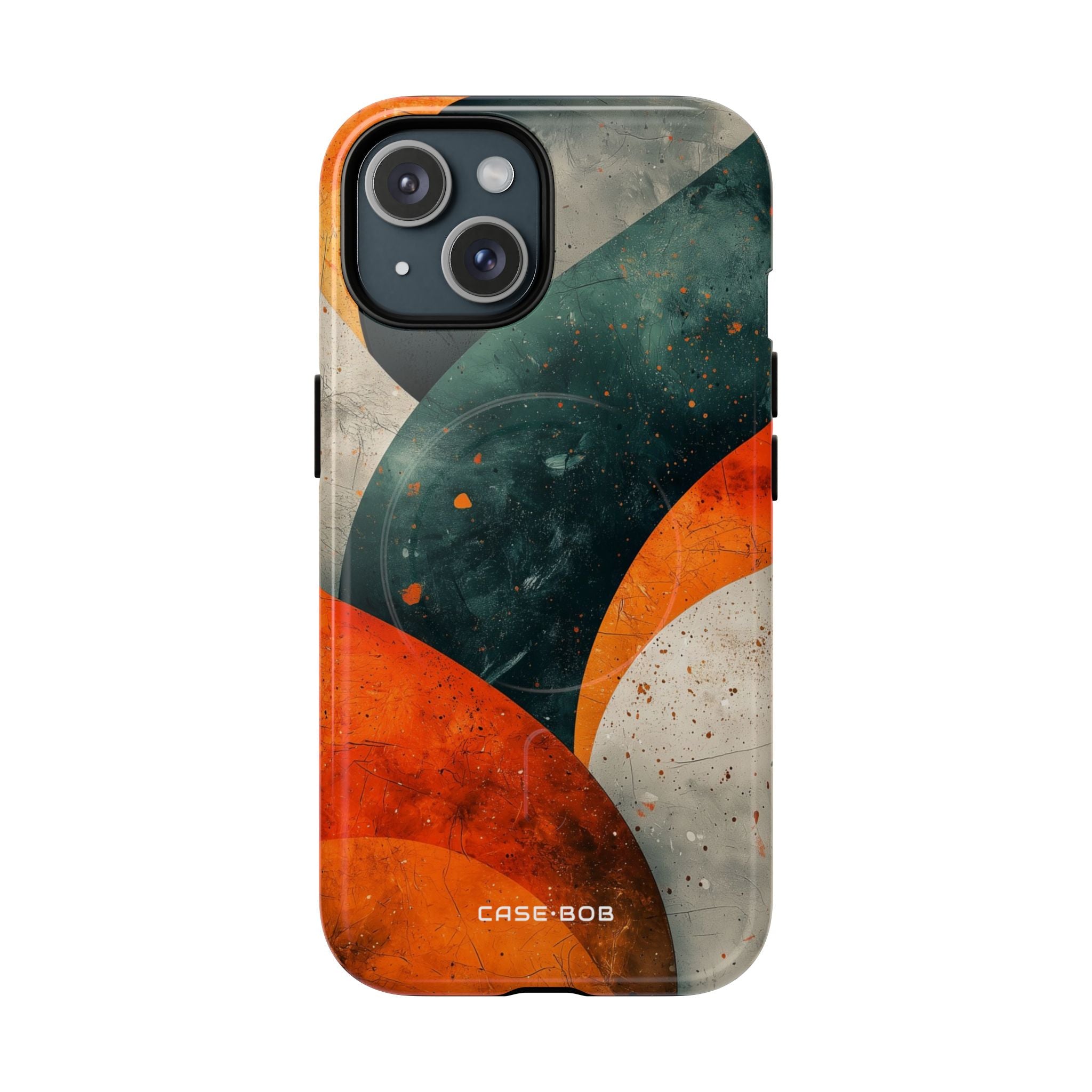 Crimson Wave iPhone 15 Case - Tough+