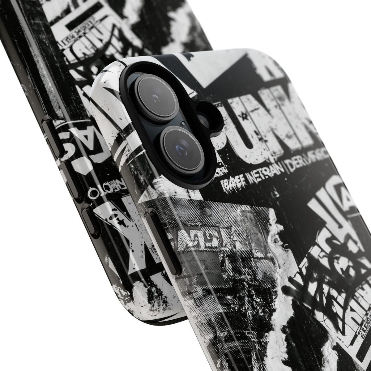 Underground Punk Collage · Tough Phone Case for iPhone · Black