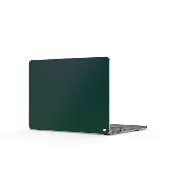 Deep Forest Nocturne · Clear Hard Case for MacBook · Green