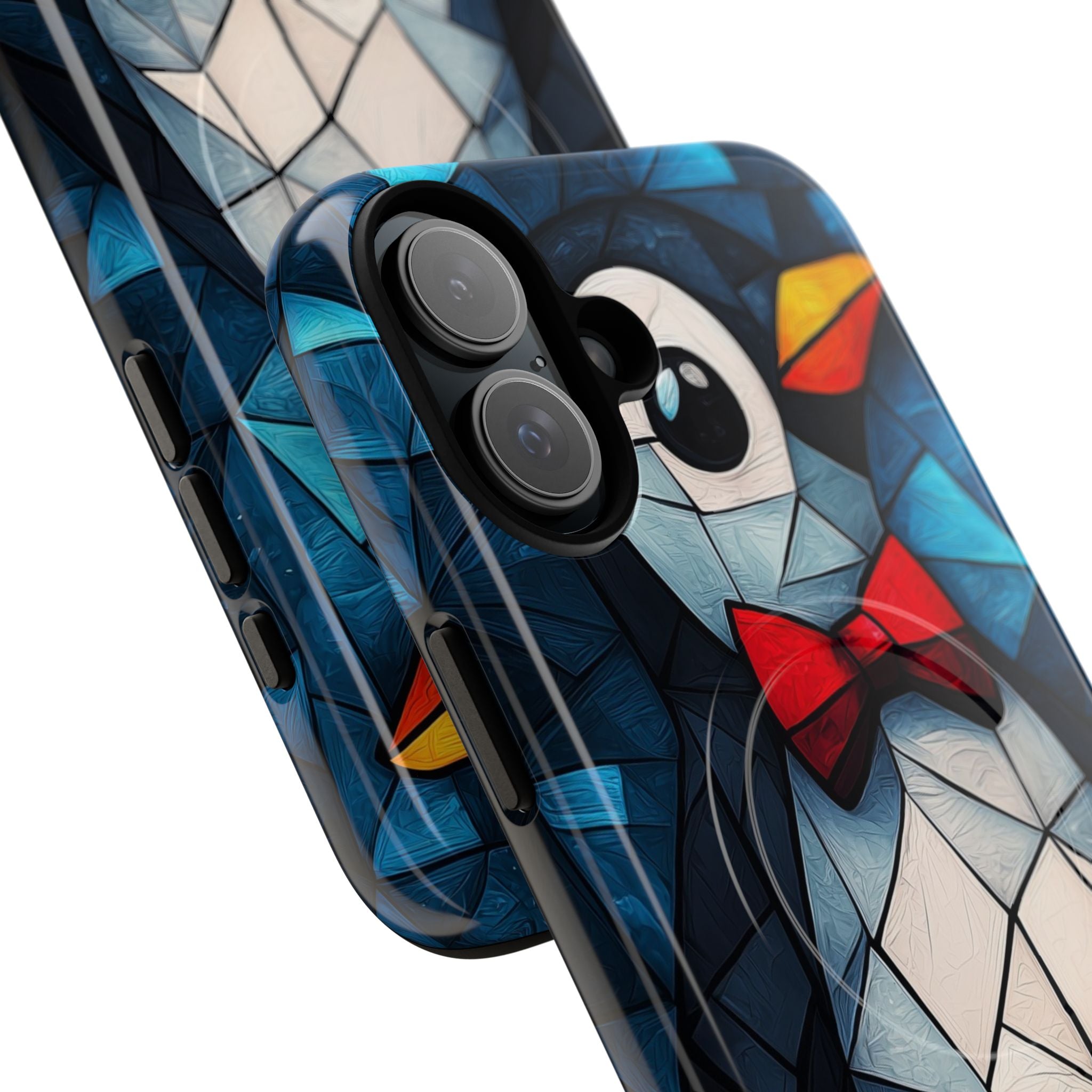 Mosaic Bowtie Penguin · Tough+ Phone Case for iPhone · Magsafe