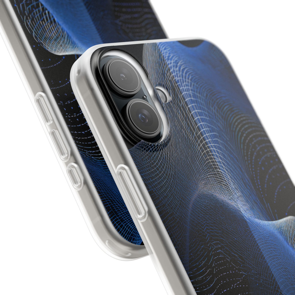 Blue Lite Phone Case for iPhone - Electric Blue Flux