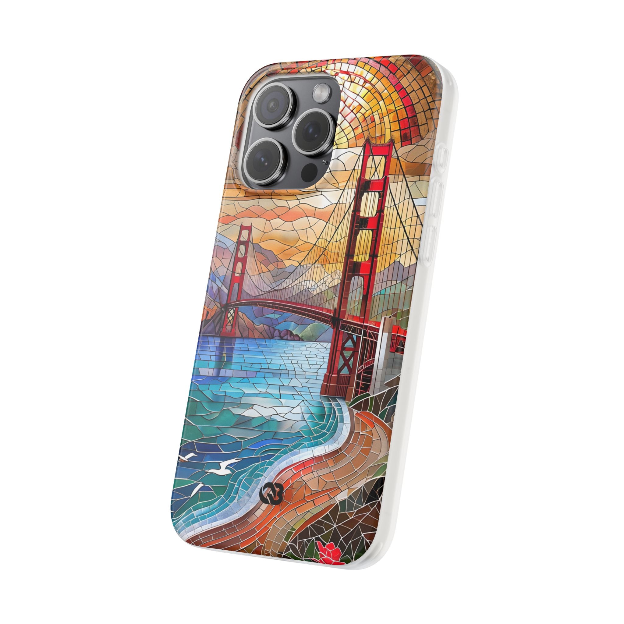 Crimson Arch Coast · Soft Custodia per iPhone