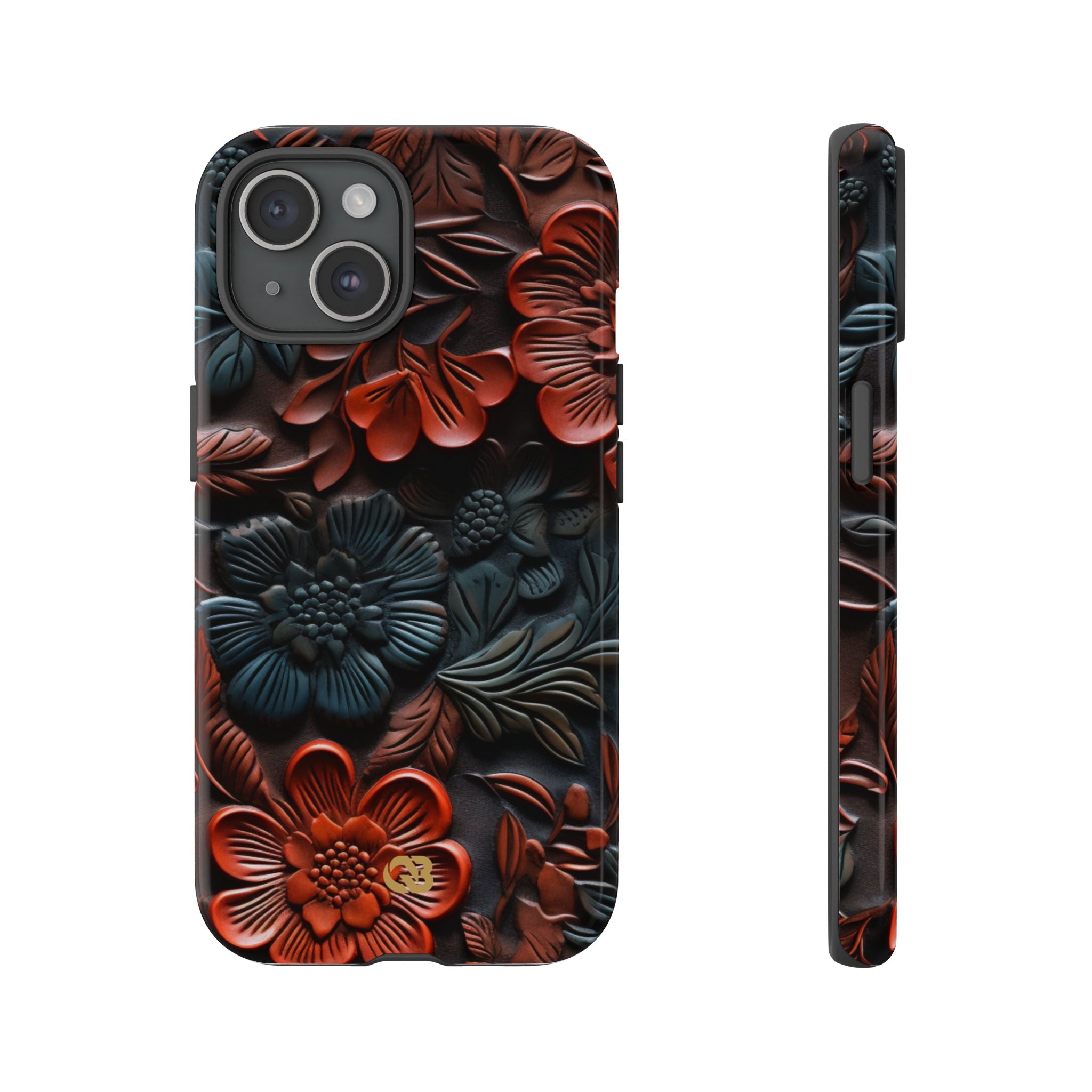 Carved Earth Bloom · Tough Coque de téléphone pour iPhone