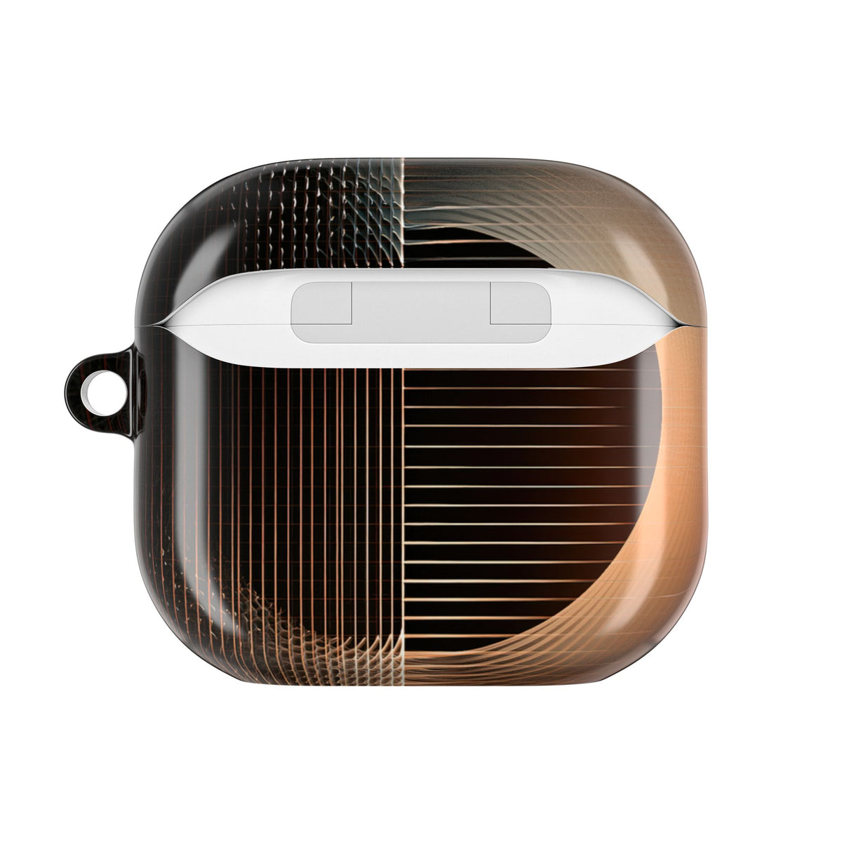 Amber Meridian · Hard Case for AirPods & AirPods Pro · Black