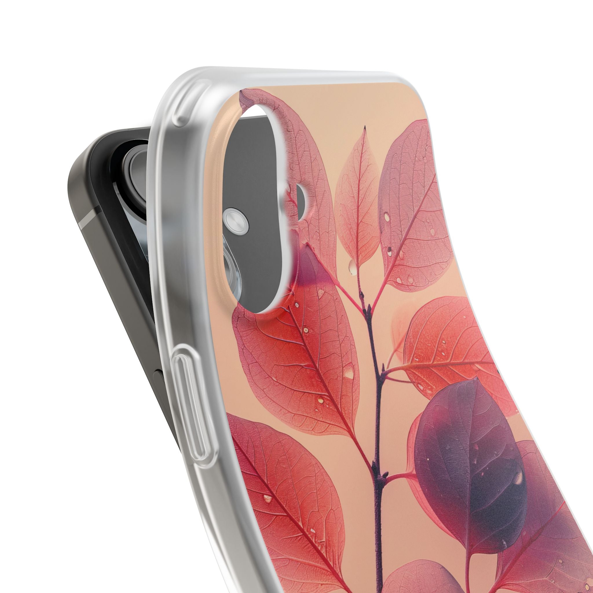 Dewy Magenta Foliage · Soft Coque de téléphone pour iPhone