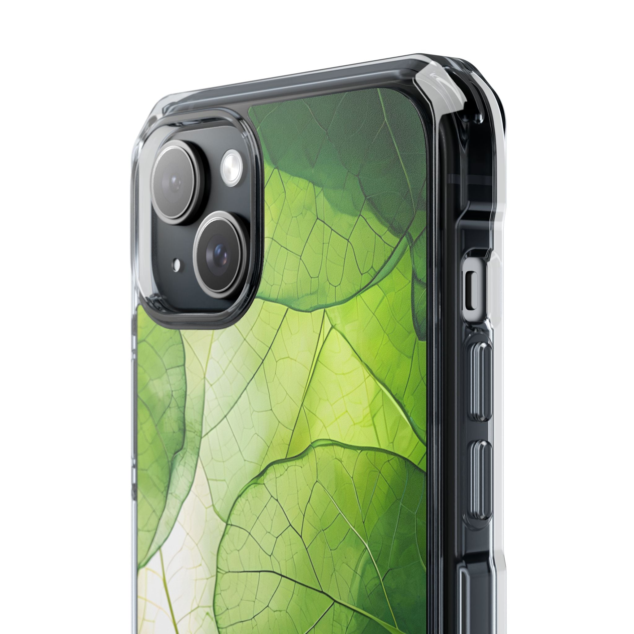 Emerald Leaf Veins · Impact Phone Case for iPhone · Magsafe