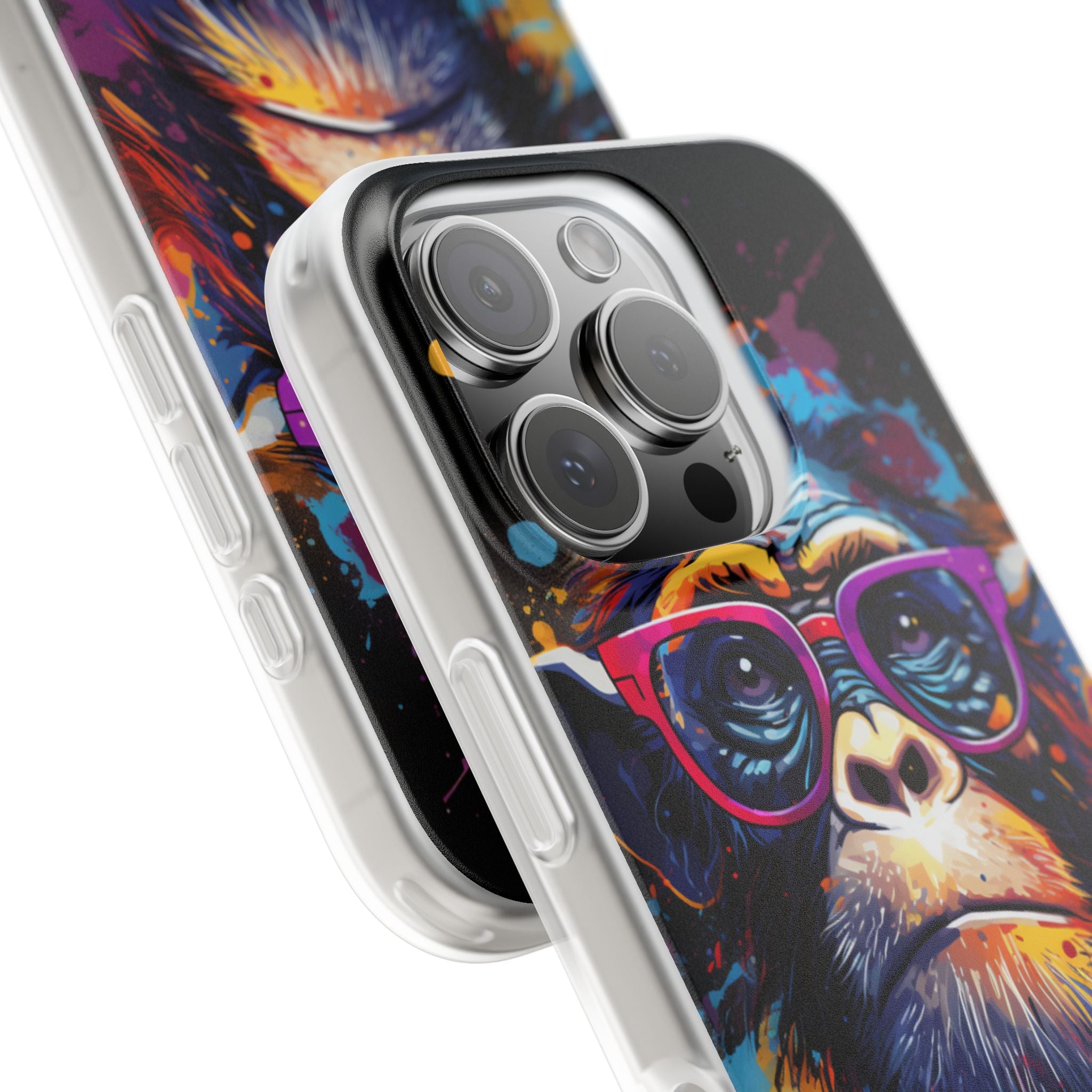 Neon Splatter Primate · Soft