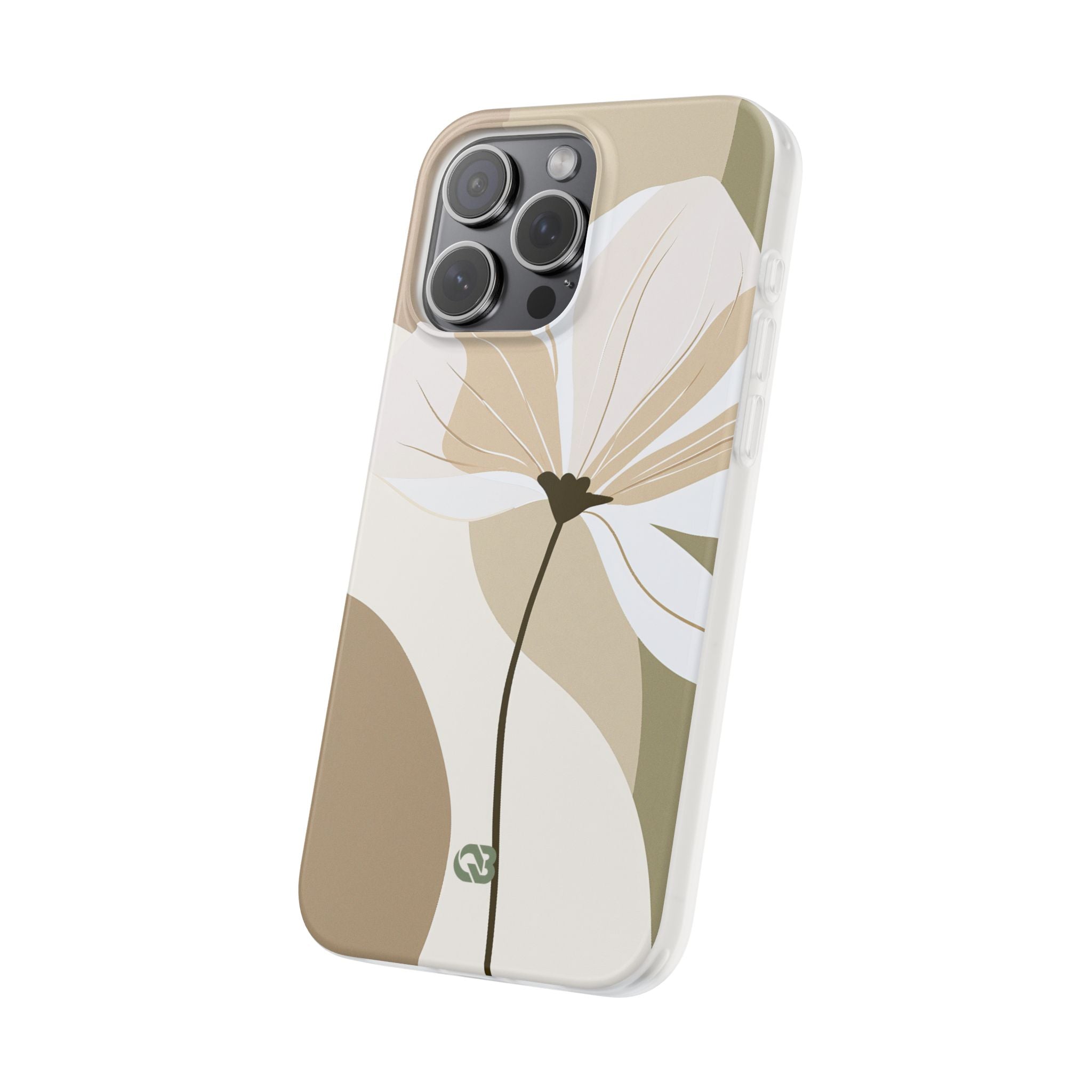 Beige Lite Phone Case for iPhone - Sage Linen Magnolia
