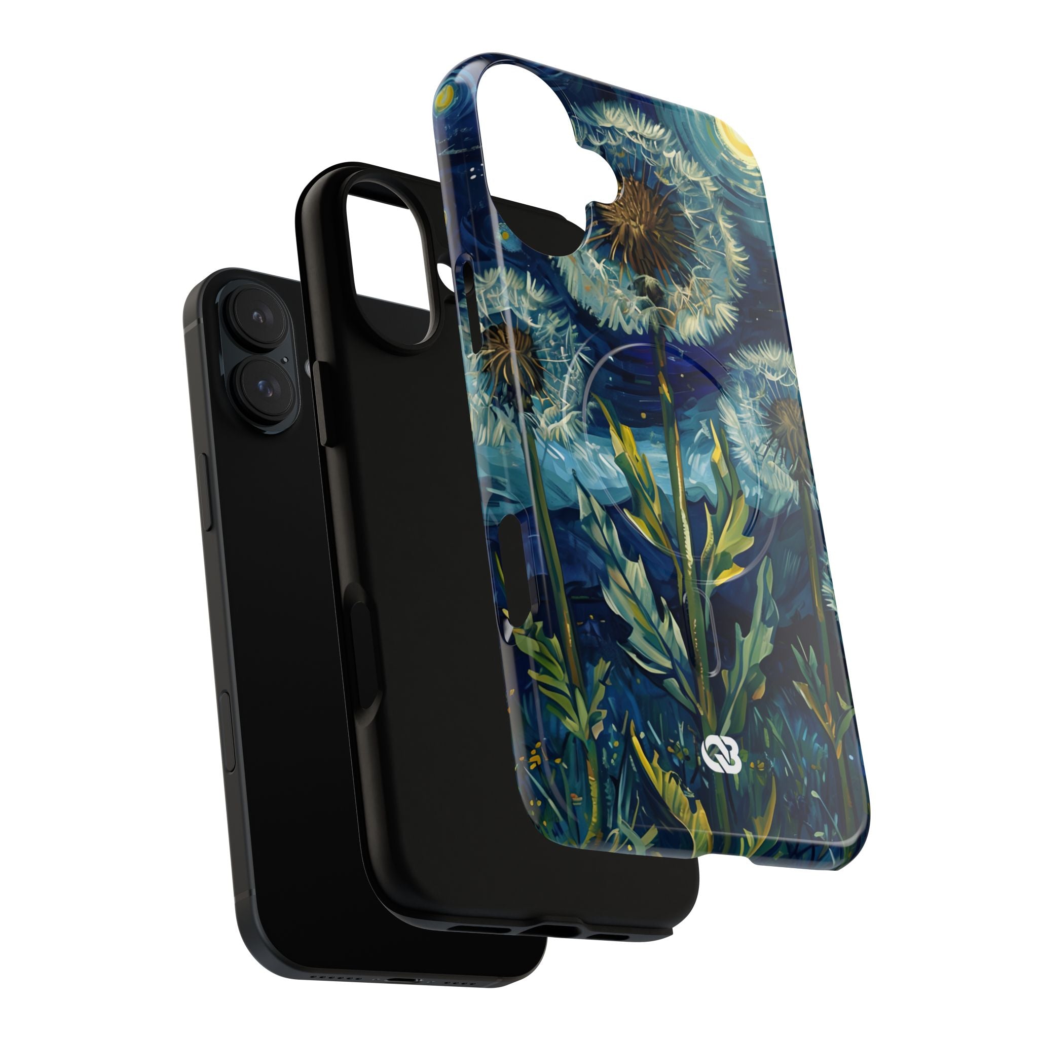 Starry Dandelion Swirl · Tough+ Coque de téléphone pour iPhone · Magsafe