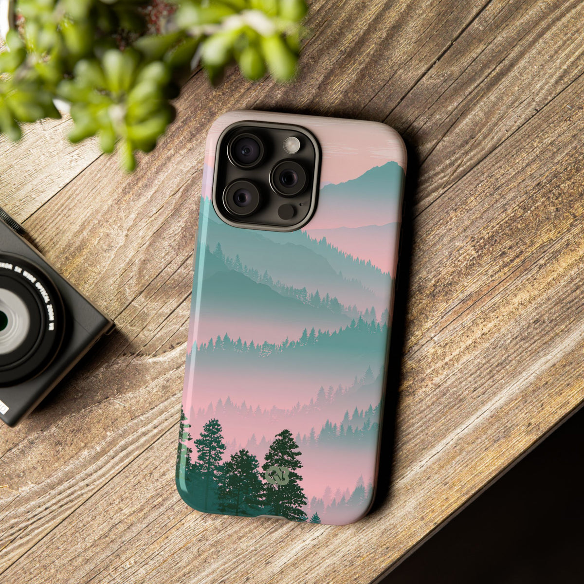 Teal Tough Phone Case for iPhone - Alpine Mist Teal