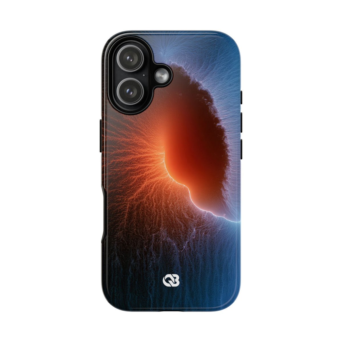 Thermal Aura Pulse · Tough Phone Case for iPhone · Blue