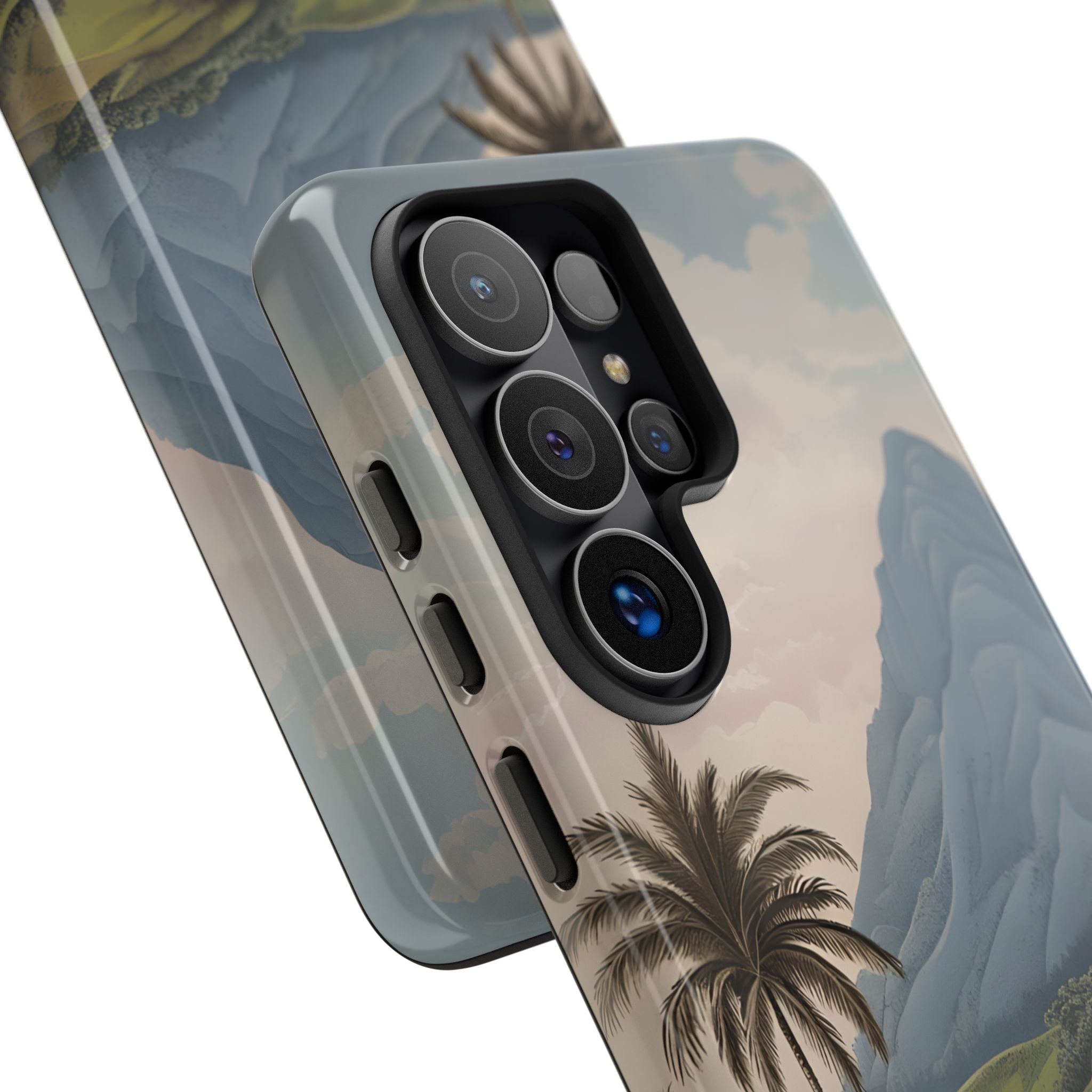Verdant Blue Summit · Tough Phone Case for Samsung