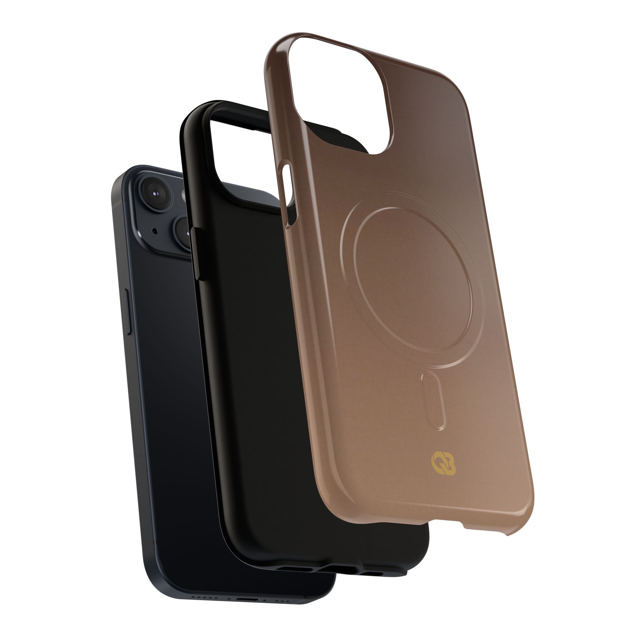 Brown Tough 2.0 Magsafe Phone Case for iPhone - Smoked Caramel Fade