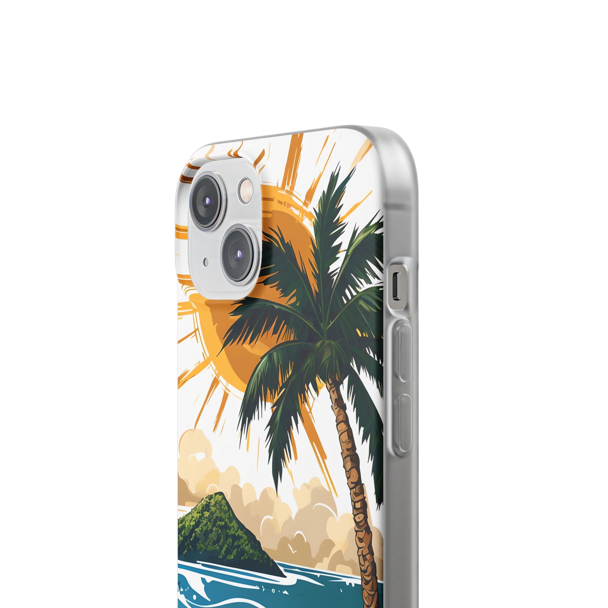 Radiant Coast Solitude · Soft Custodia per iPhone