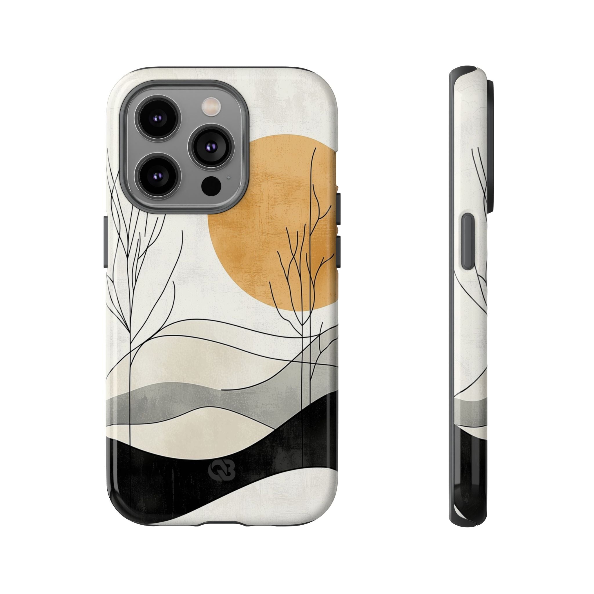 Burnt Horizon Lines · Custodia Tough per iPhone