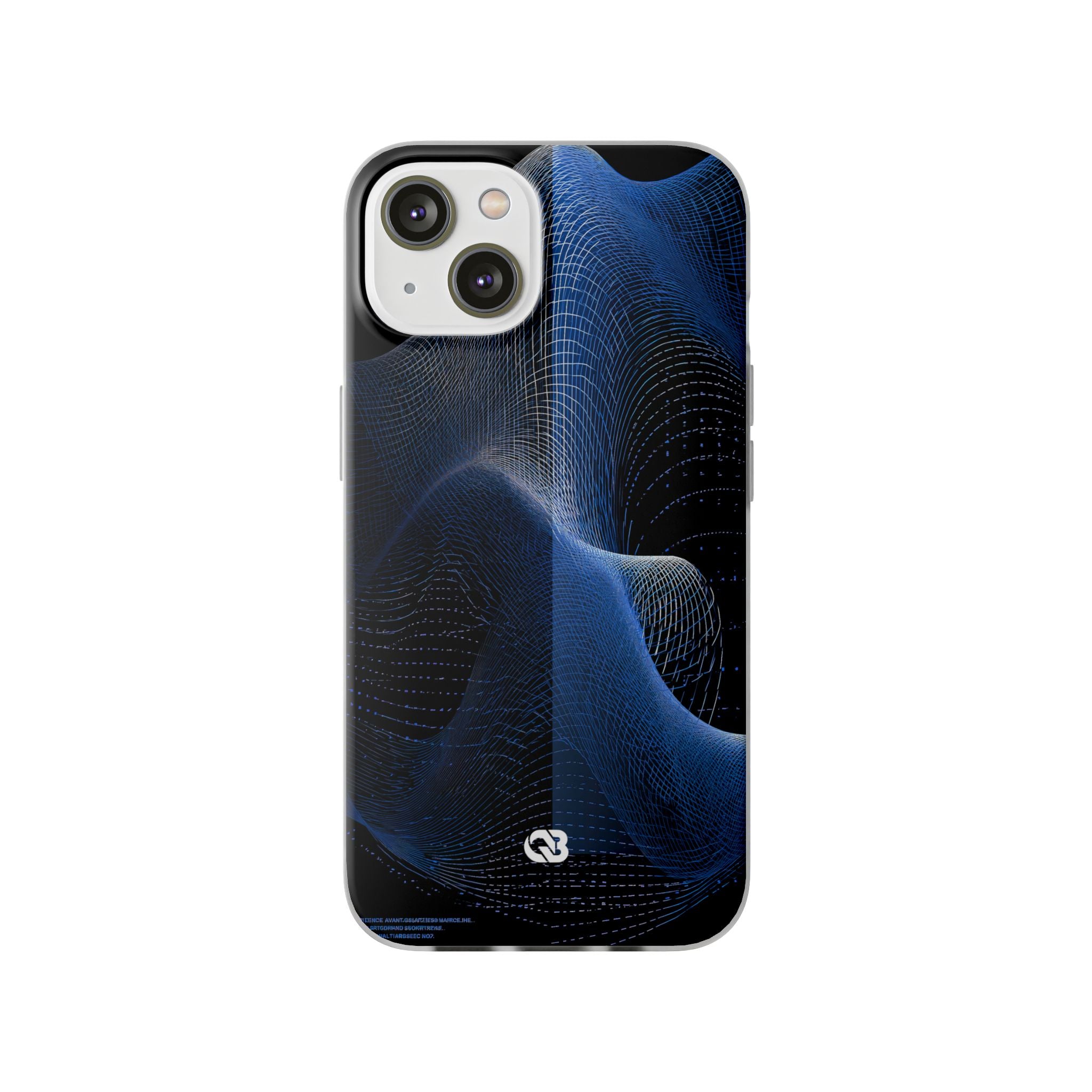 Blue Lite Phone Case for iPhone - Electric Blue Flux