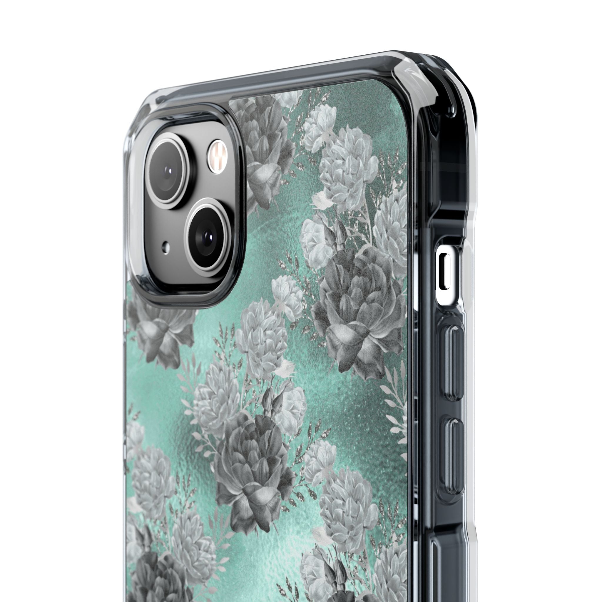 Frost Mint Floral · Impact Magsafe
