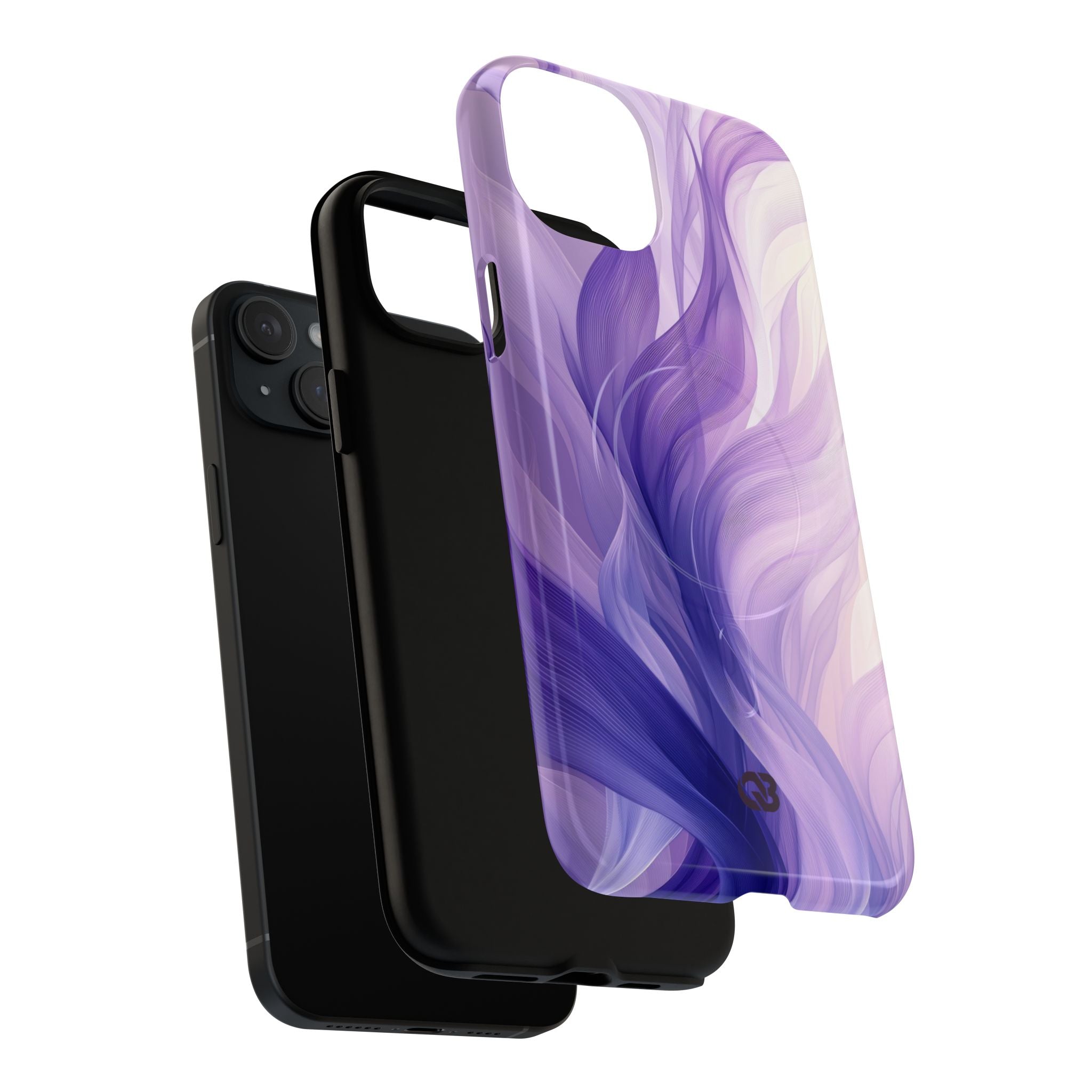 Amethyst Silk Waves · Tough+ Coque de téléphone pour iPhone · Magsafe
