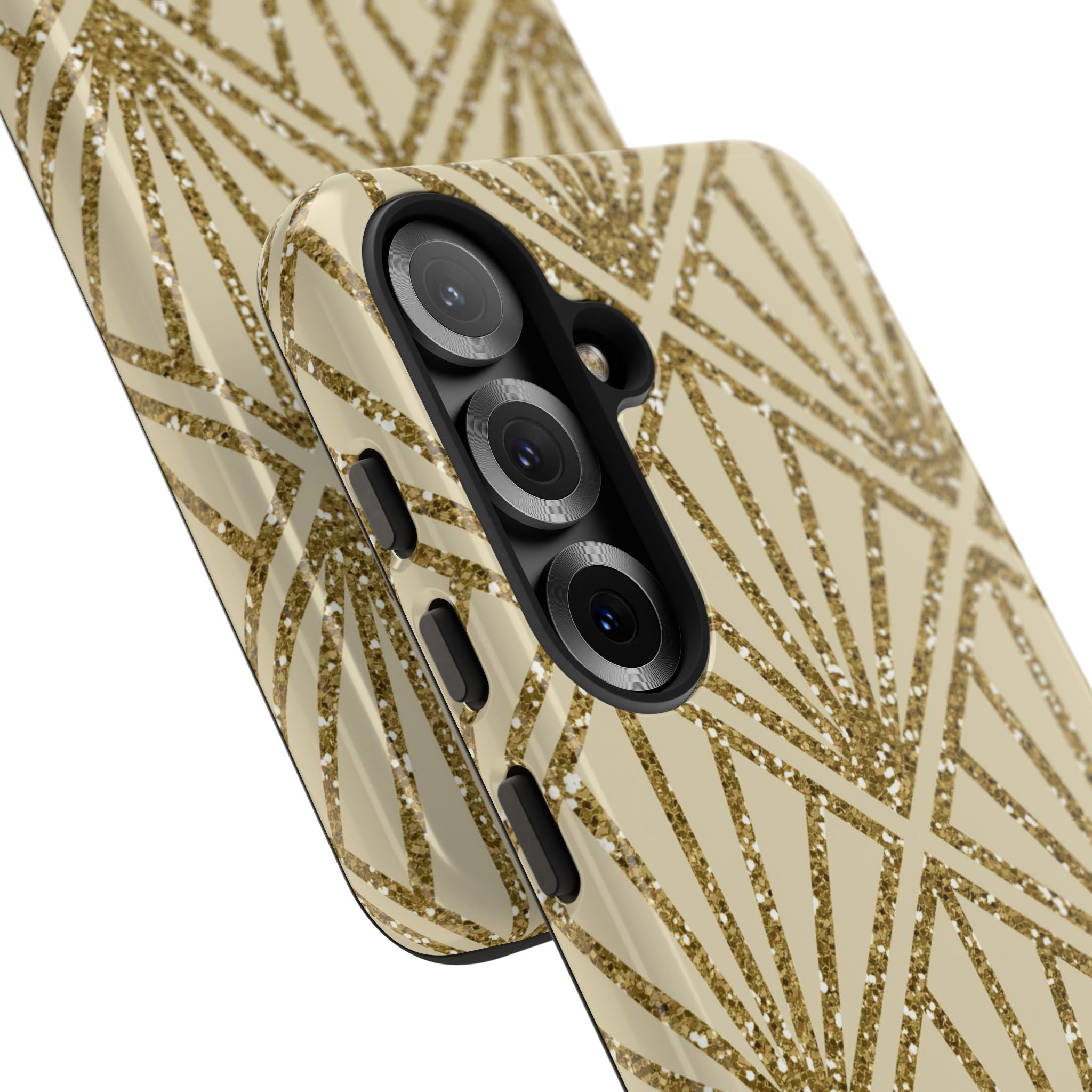 Gold Diamant Strahlen Samsung S25 Case - Tough