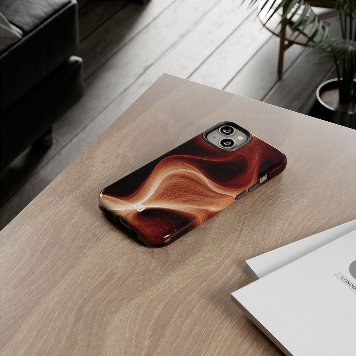 Solar Ember Flow · Tough Phone Case for iPhone · Orange