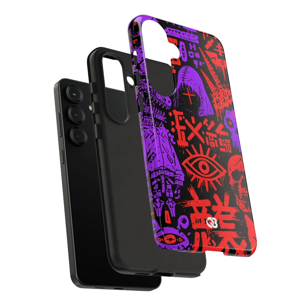 Underground Cyber Glyphs · Tough Phone Case for Samsung · Black
