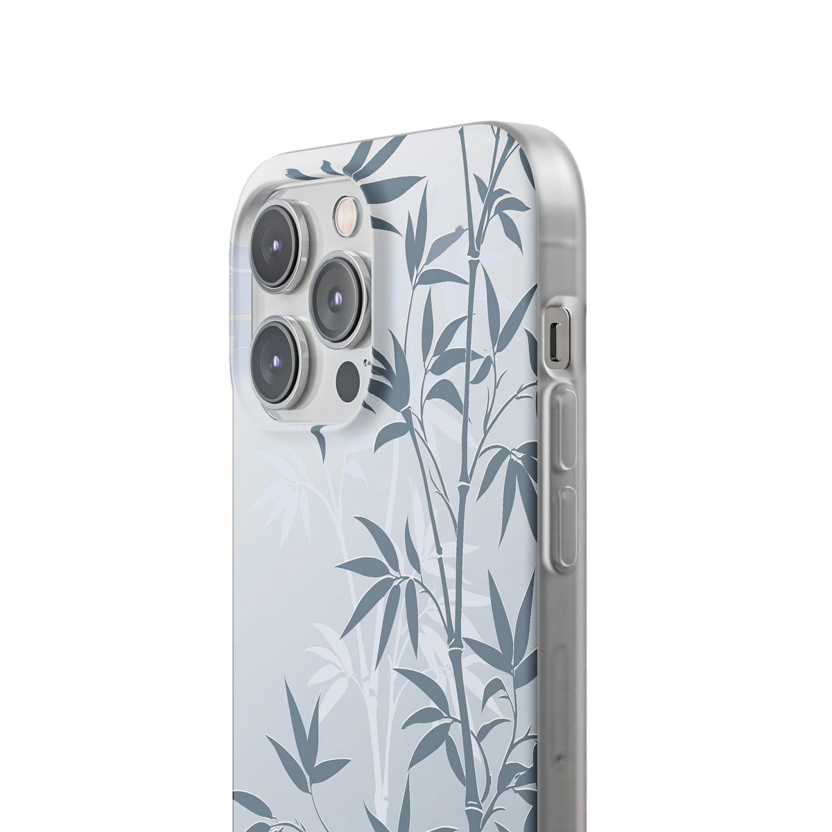 Misty Bamboo Grove · Lite Phone Case for iPhone · Blue