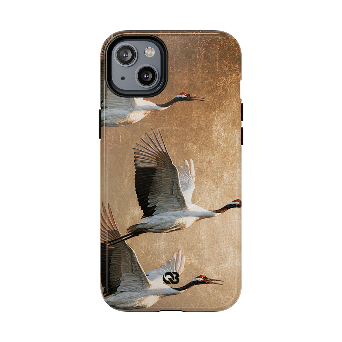 Golden Crane Flight · Tough 2.0 Magnetic Phone Case for iPhone · Gold