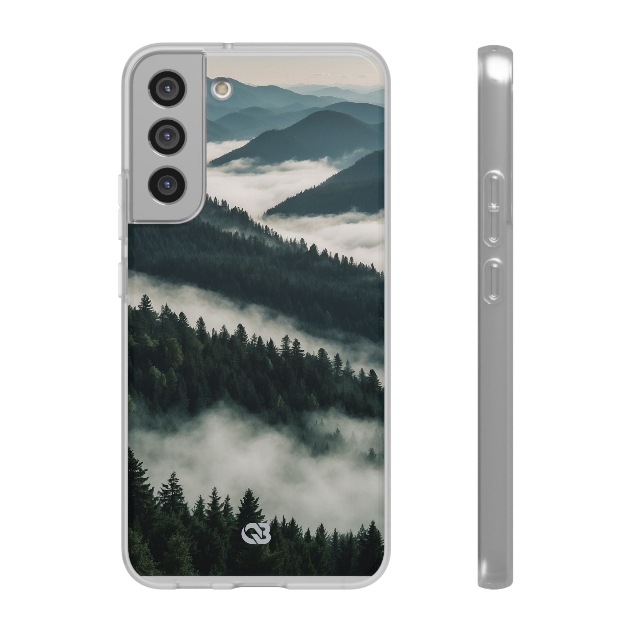 Misty Pine Peaks · Soft Phone Case for Samsung
