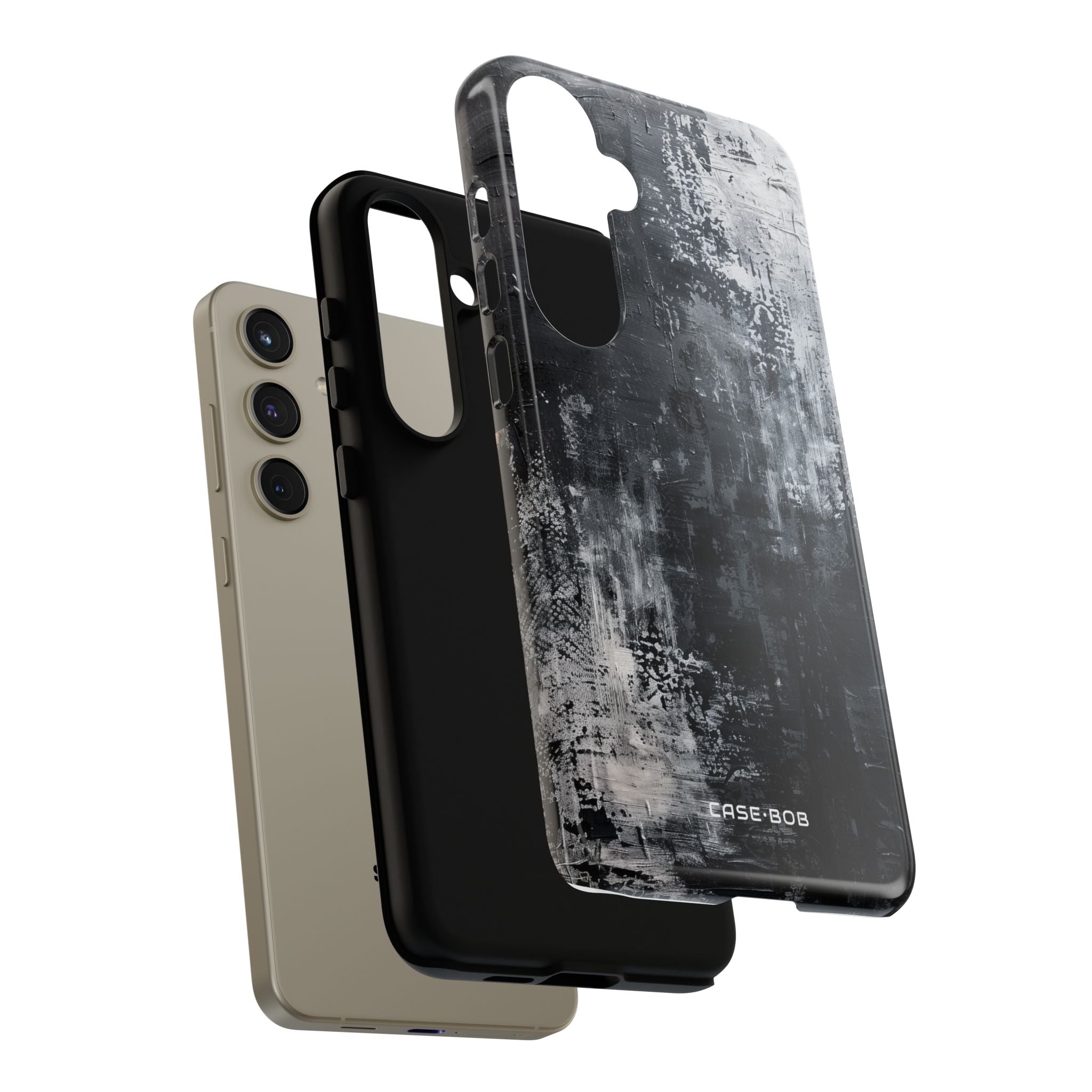 Texturiertes Blackscape Samsung S24 Plus Case - Tough