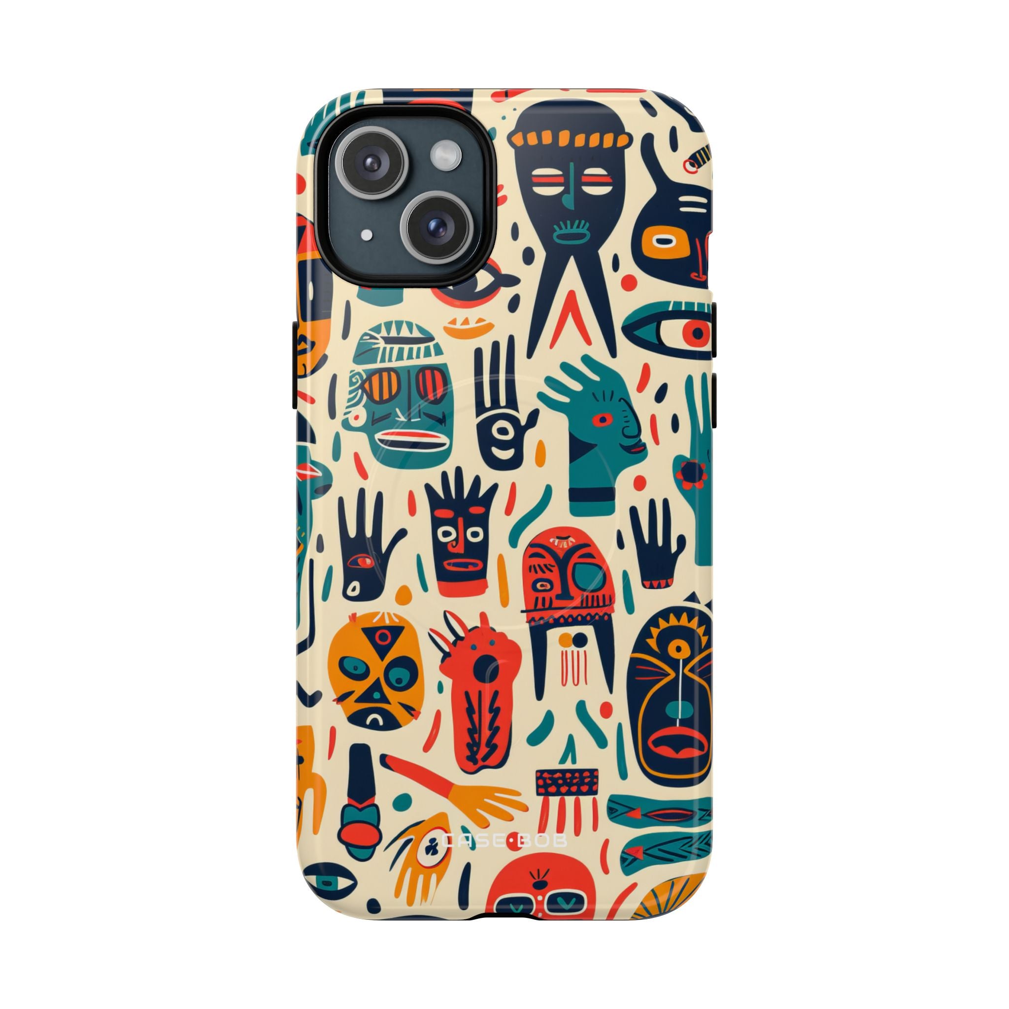 Vivid Faces iPhone 15 Plus Case - Tough+