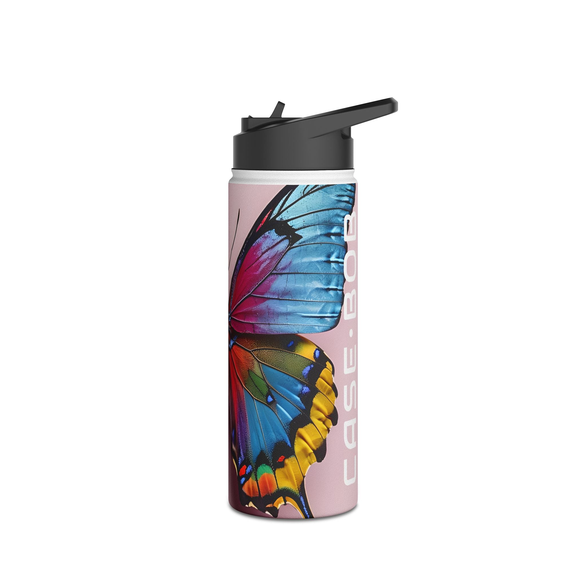 Vibrant Monarch - Stainless Steel Water Bottle