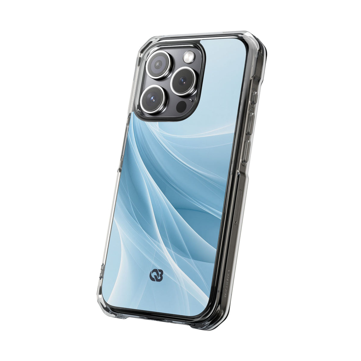 Azure Horizon · Clear Impact Magnetic Phone Case for iPhone · Blue