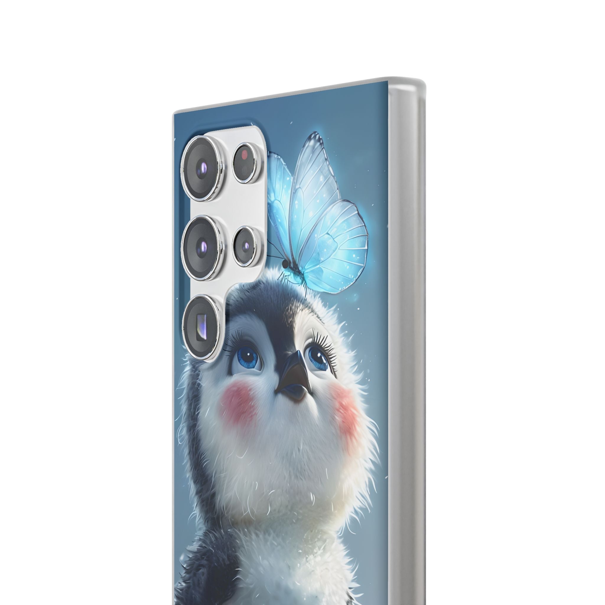 Frosty Penguin Glow · Soft Phone Case for Samsung