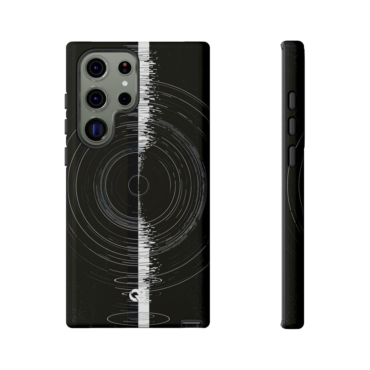 Black Tough Phone Case for Samsung - Obsidian Orbital Signal