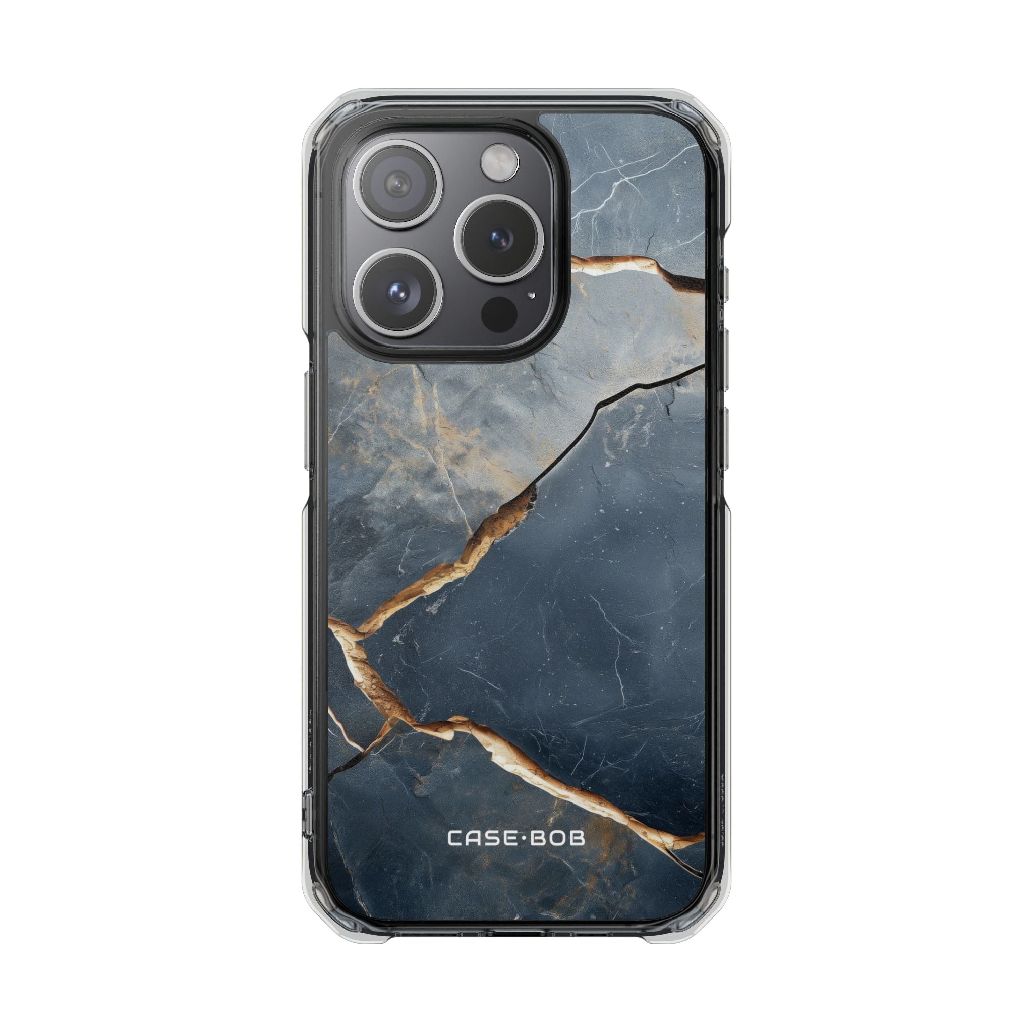 Jagged Vein Navy iPhone 15 Pro - Impact suojakotelo