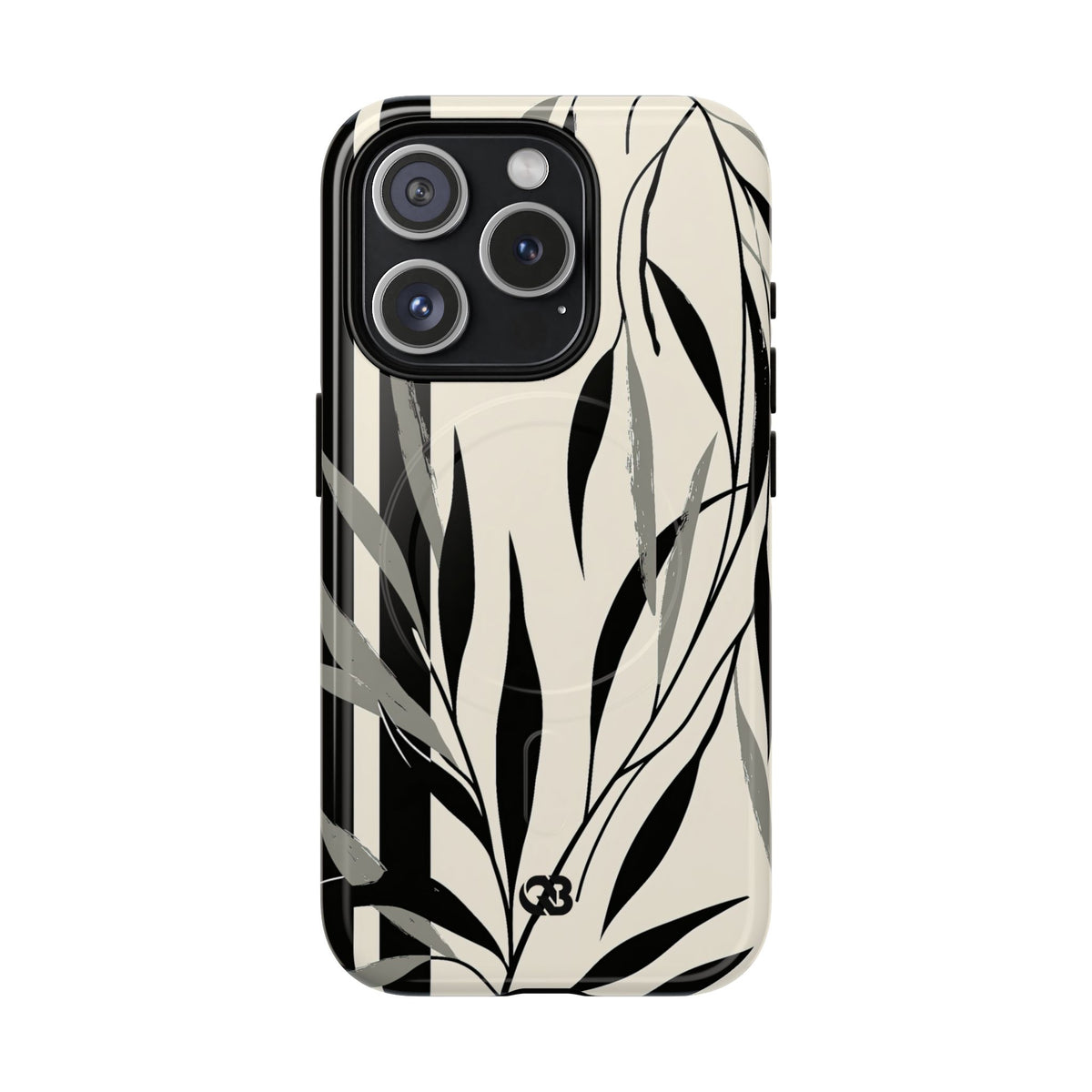 Linear Willow Study · Tough 2.0 Magnetic Phone Case for iPhone · Beige