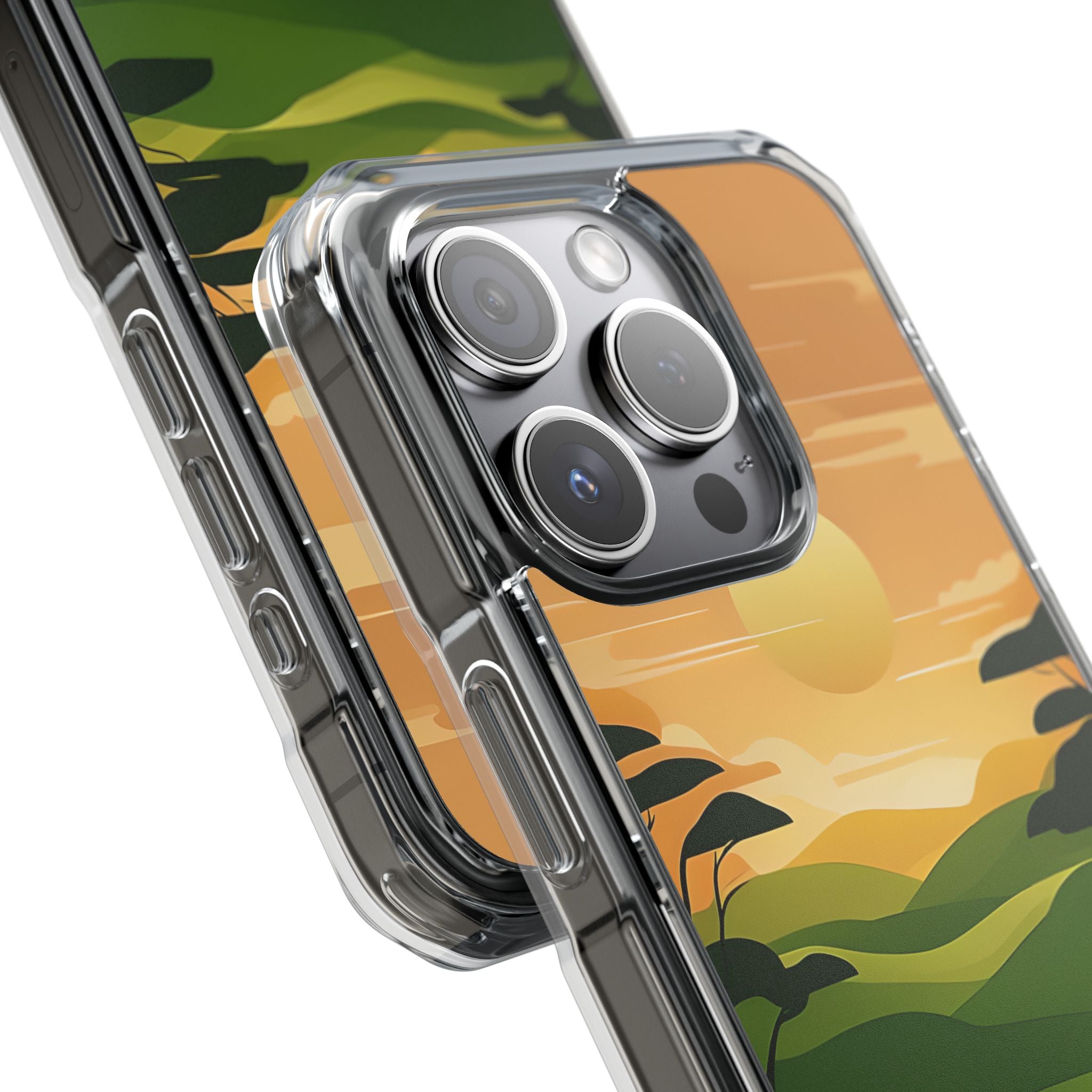 Verdant Horizon Sun · Impact Phone Case for iPhone · Magsafe