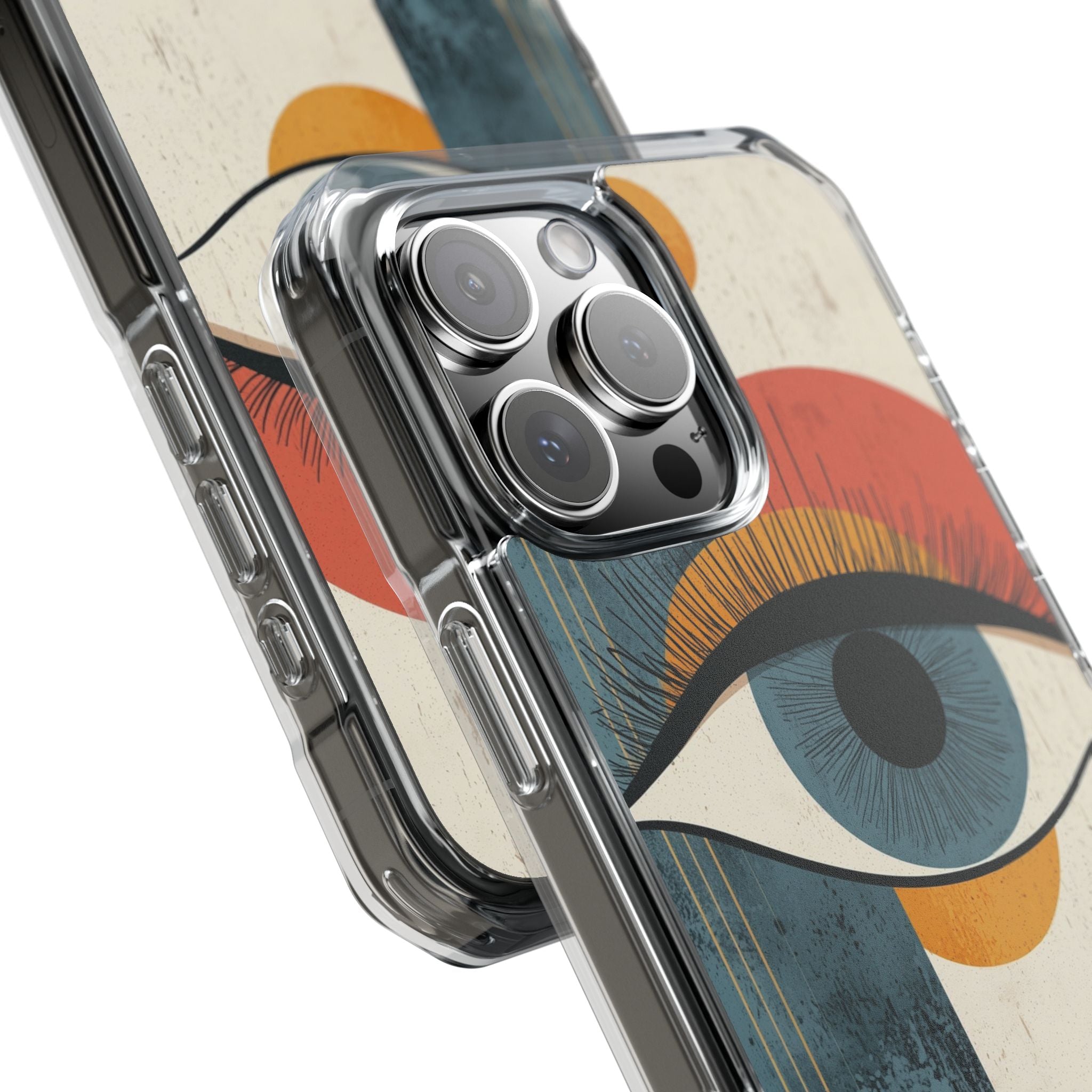 Distressed Azure Ocular · Impact Phone Case for iPhone · Magsafe