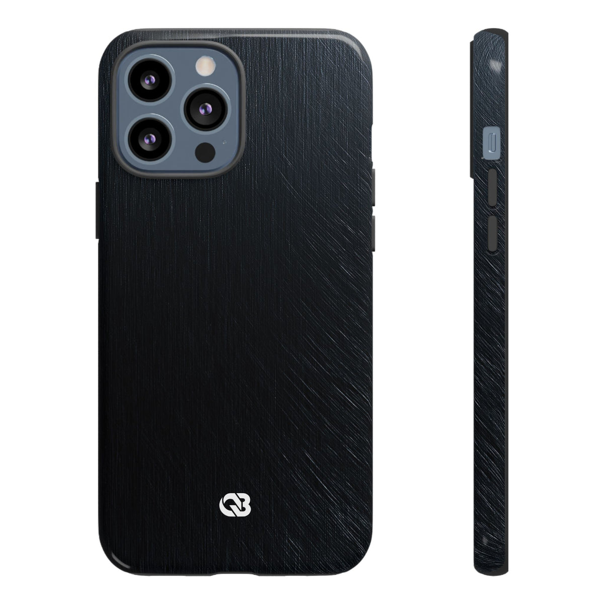 Brushed Obsidian Steel · Tough Phone Case for iPhone · Black