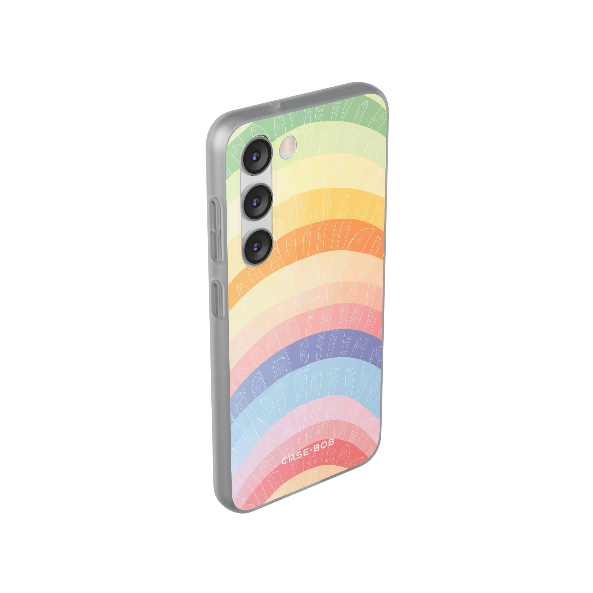 Pastell Regenbogen Bänder Samsung S23 Case - Soft