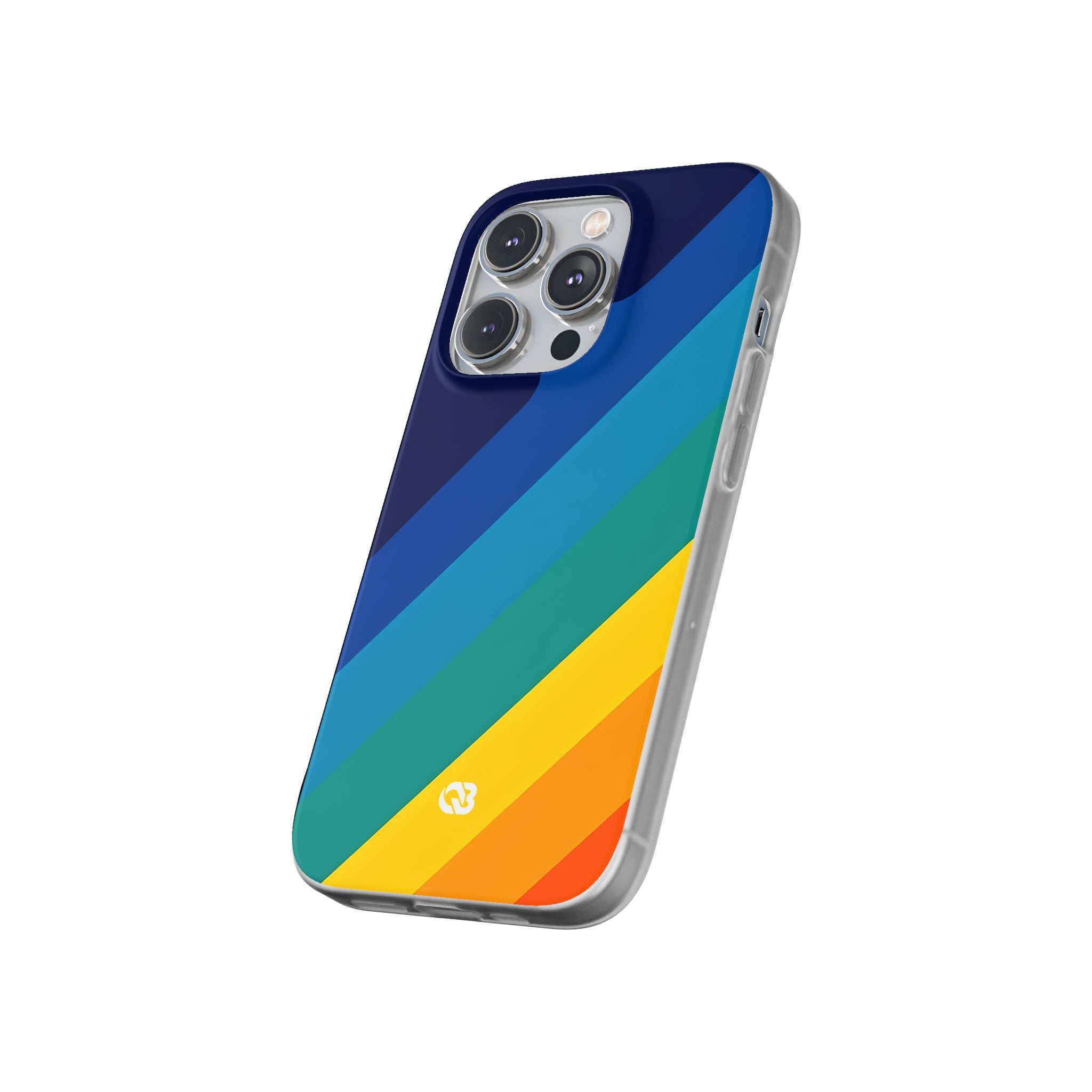 Prismatic Slant · Soft Phone Case for iPhone