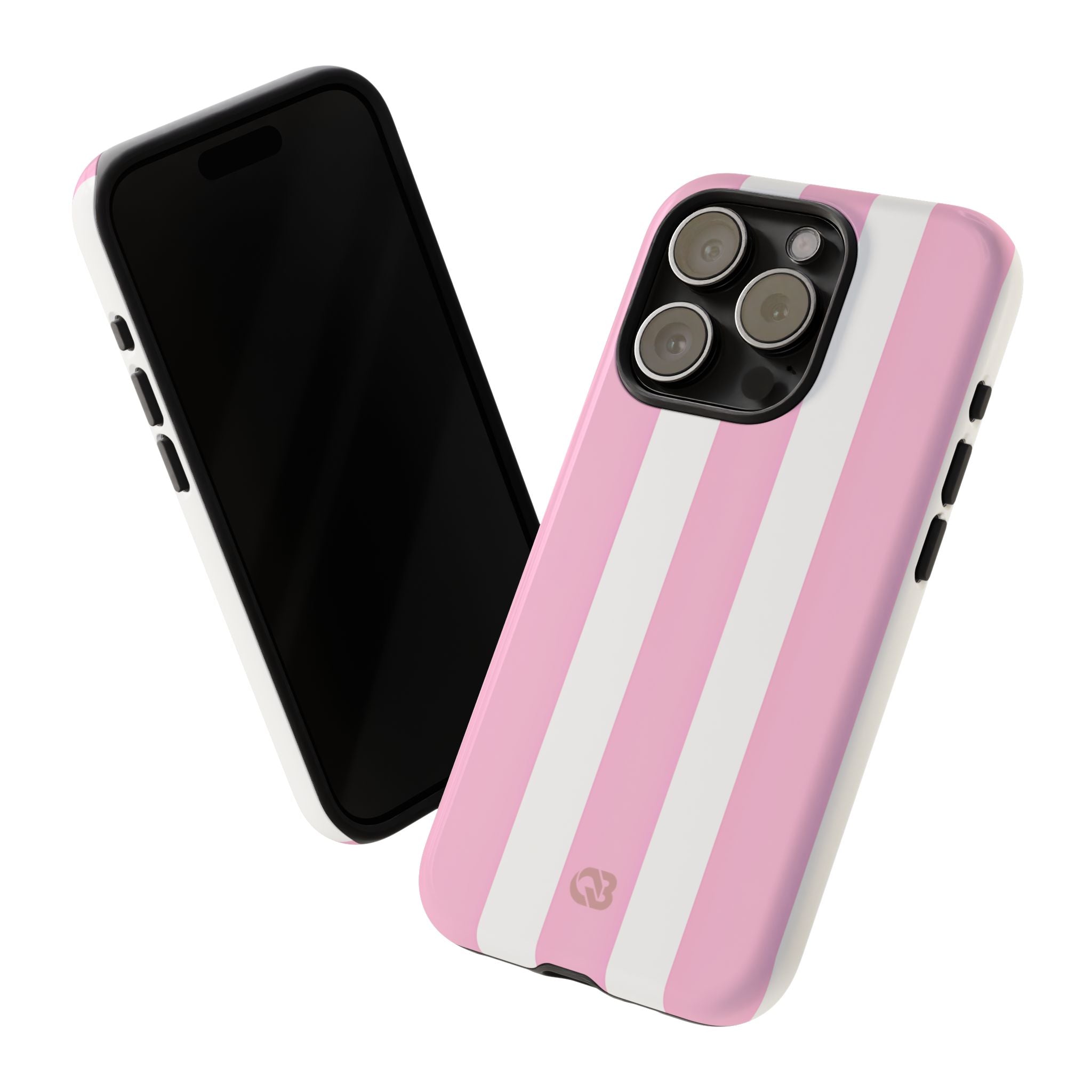 Soft Pink Stripe · Tough Coque de téléphone pour iPhone