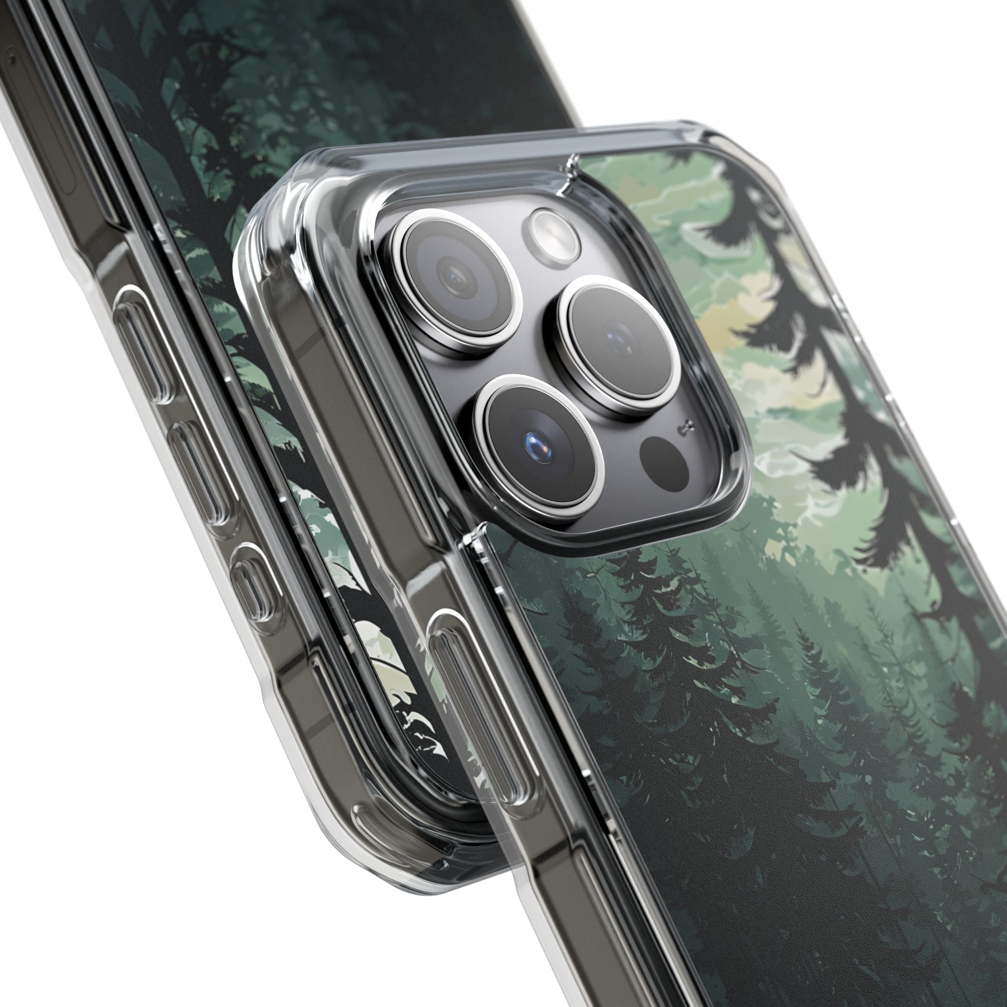Misty Pine Shadow · Impact Phone Case for iPhone · Magsafe