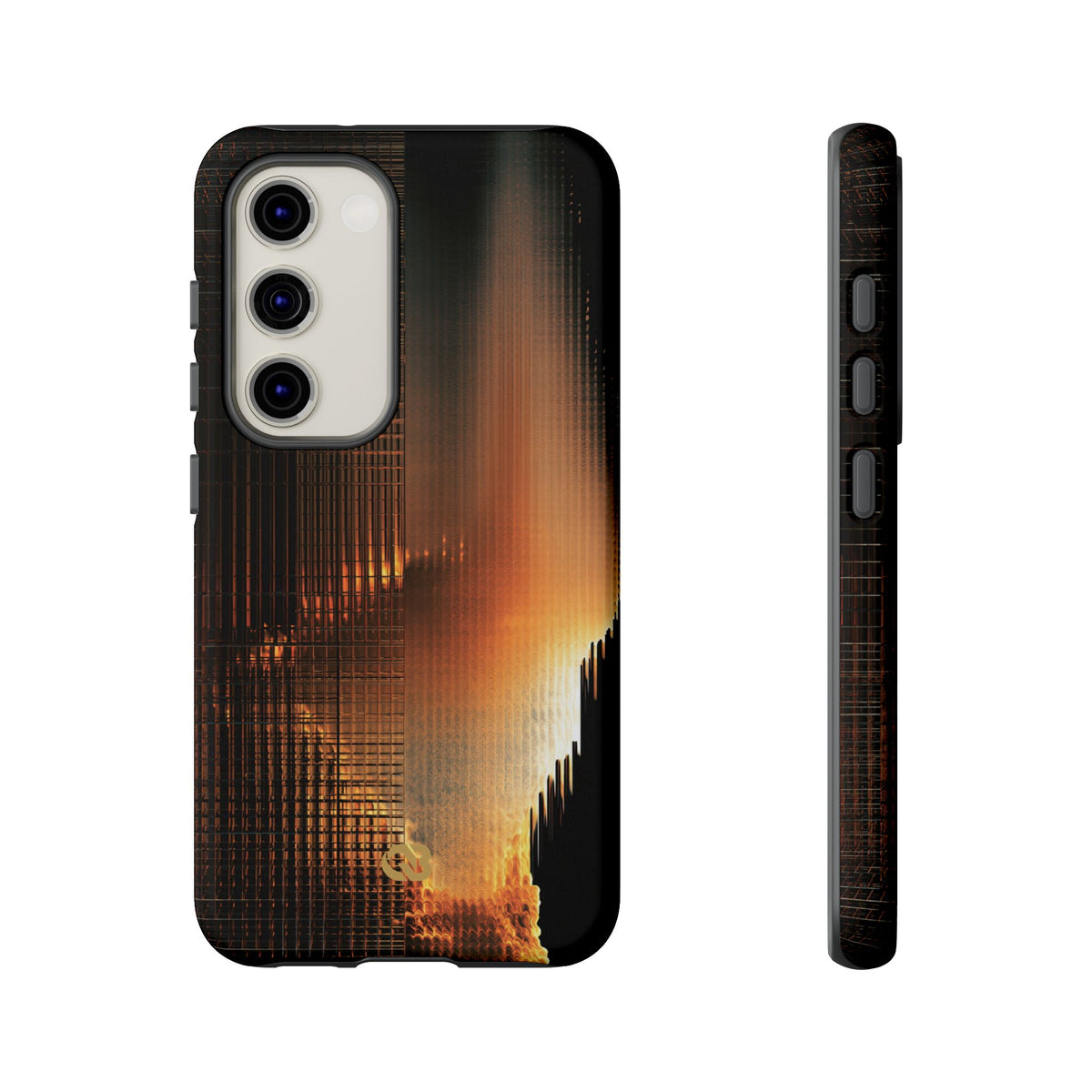 Luminous Grid · Tough Phone Case for Samsung · Black